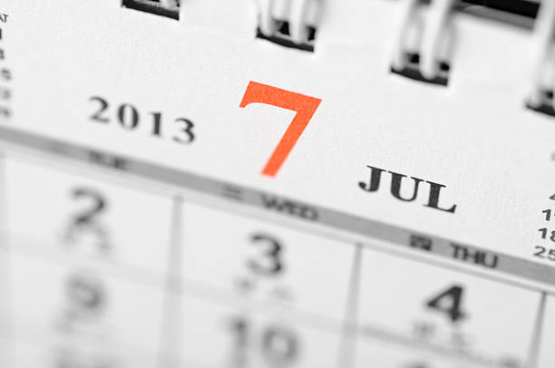 istock July of 2013 year calendar 159340104