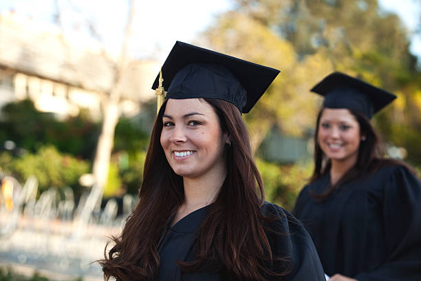 istock Female Graduate With Cap and Gown 159340732