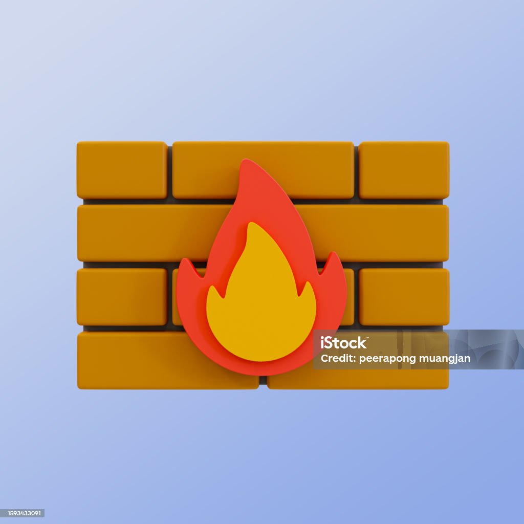 3d Minimal Firewall Protection Device Security System Data Protection ...