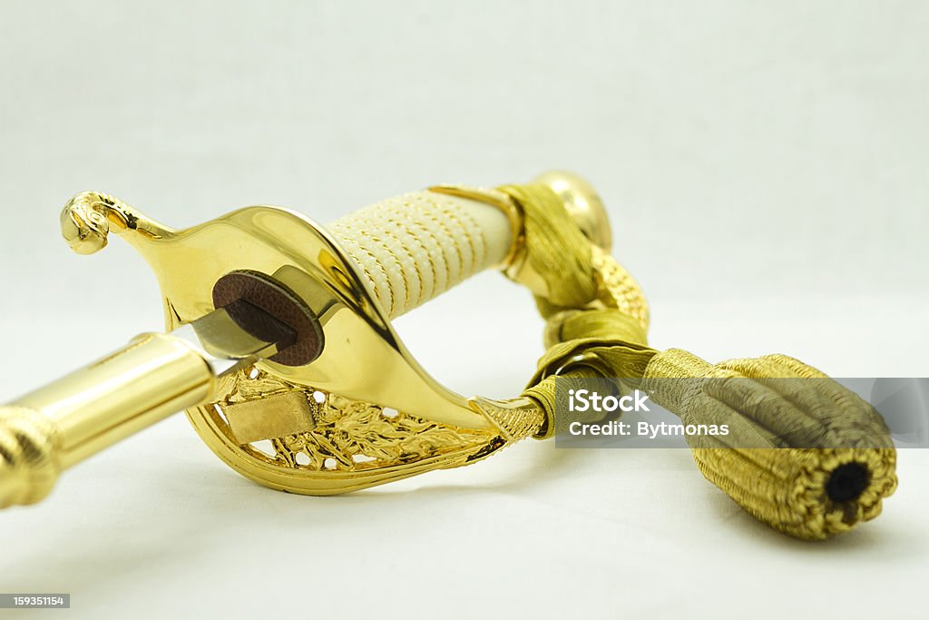 Navy spada hilt - Foto stock royalty-free di Spada