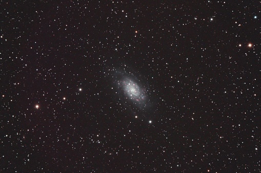 Image was shot using a remote telescope service.