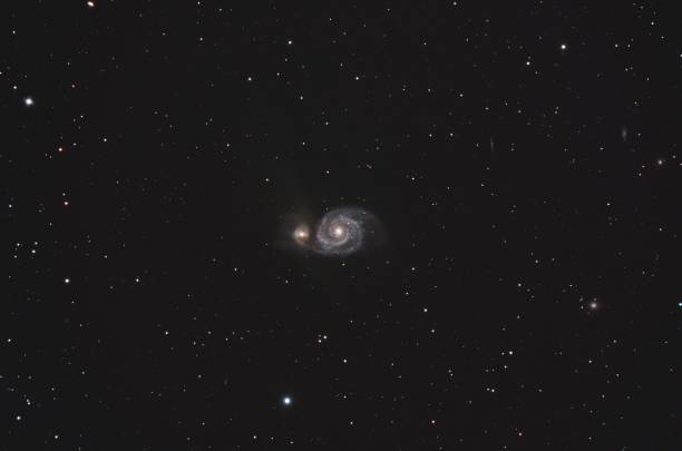 istock Messier 51 Whirlpool galaxy in the constellation Canes Venatici 1593561105