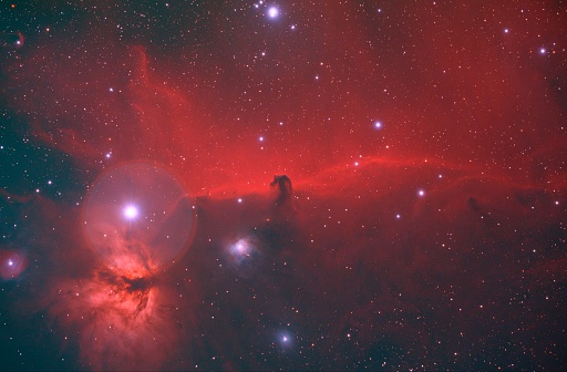 IC434 Horsehead Nebula in the constellation Orion