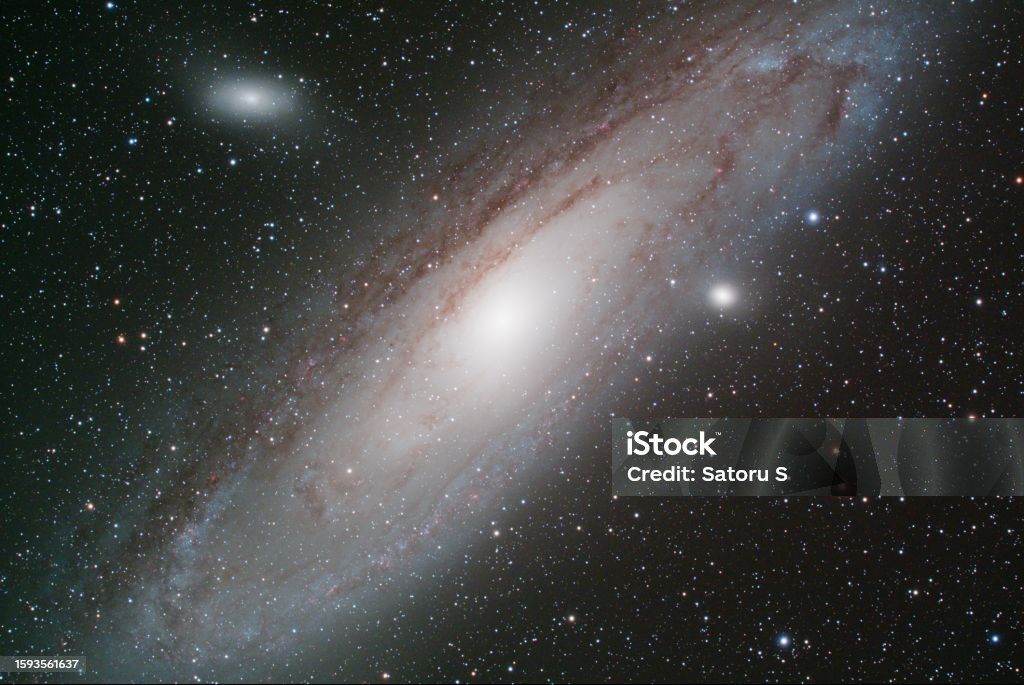 Messier 31 Andromeda Galaxy in Andromeda Galaxy Stock Photo