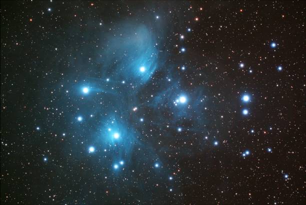 istock Messier 45 Pleiades star cluster in Taurus 1593561640