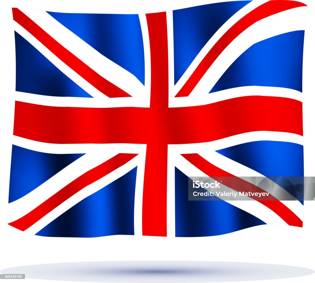 Union Jack - clipart vectoriel de Drapeau anglais libre de droits