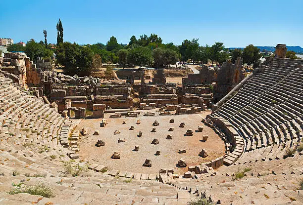 Photo of Ancient amphitheater in Myra, Turkey