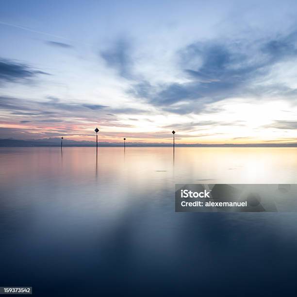 Sunset At Lake Constance Stock Photo - Download Image Now - Bodensee, Friedrichshafen, Beauty In Nature
