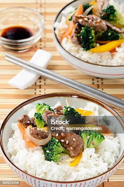 쇠고기 쌀 한 대나무 매트 0명에 대한 스톡 사진 및 기타 이미지 - 0명, 간장, 건강한 식생활