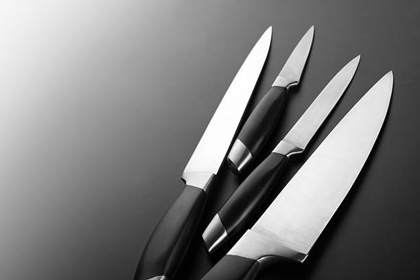istock Set of kitchen knives 159380595