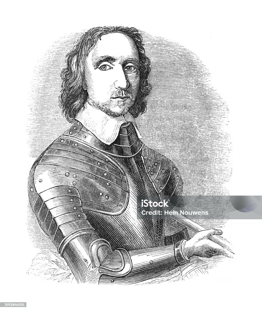 オリバークロムウェルイギリスの政治家政治家兵士 ビンテージ刻印イラスト 16世紀のベクターアート素材や画像を多数ご用意 iStock