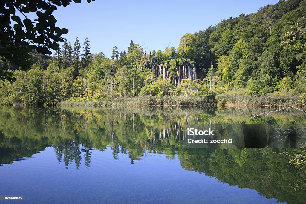 Parque nacional de Plitvice - Foto de stock de Agua libre de derechos