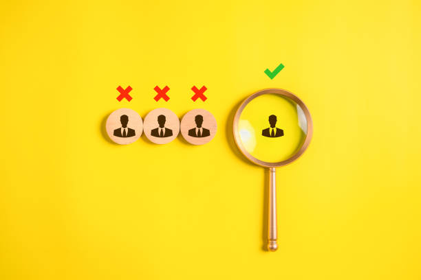 istock Company hiring and seeking candidate for future, Human resources searching and selecting employees people to join work, Human resources management, Recruitment employment concept, People Networking 1593873569