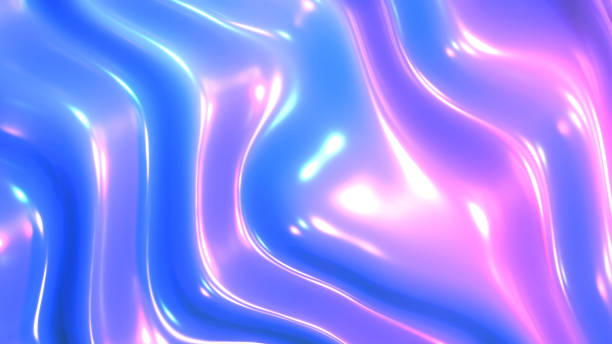 istock Purple blue plastic shiny background, latex glossy texture pattern wallpaper. 1593877279