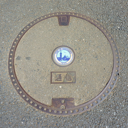 A manhole cover in Budapest