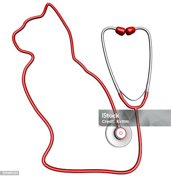 Catshaped Stethoscope Stock Photo - Download Image Now - Animal, Animal Body Part, Animal Head