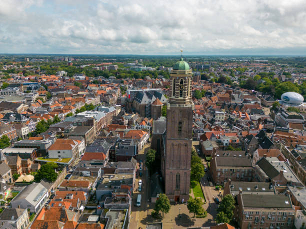 istock Church in Zwolle by drone 1593910213