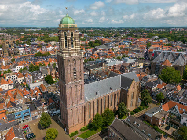 istock Church in Zwolle by drone 1593910215