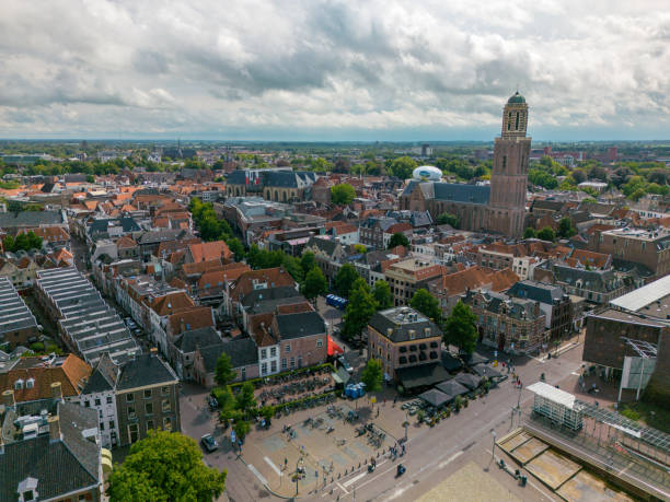 istock Church in Zwolle by drone 1593912352