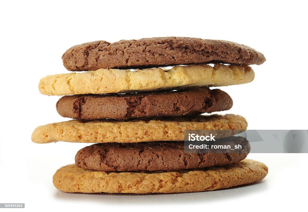 cookies de Aveia - Royalty-free Alimentação Não-saudável Foto de stock