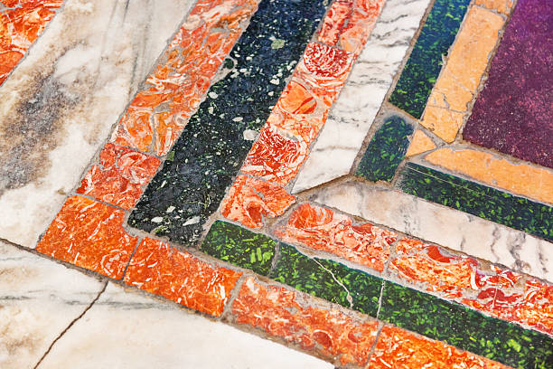 istock Pattern floor in temple at Istanbul Turkey 159396582