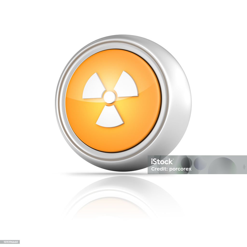 Radioaktivität Alert Symbol - Lizenzfrei Computergrafiken Stock-Foto