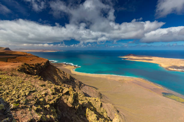 istock Volcanic landscape in Lanzarote 1593975573