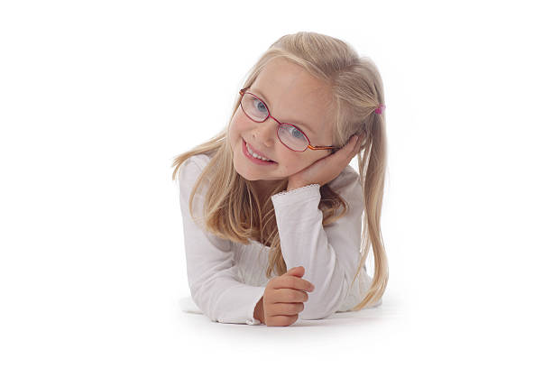 istock Little Girl Wearing Glasses 159401496
