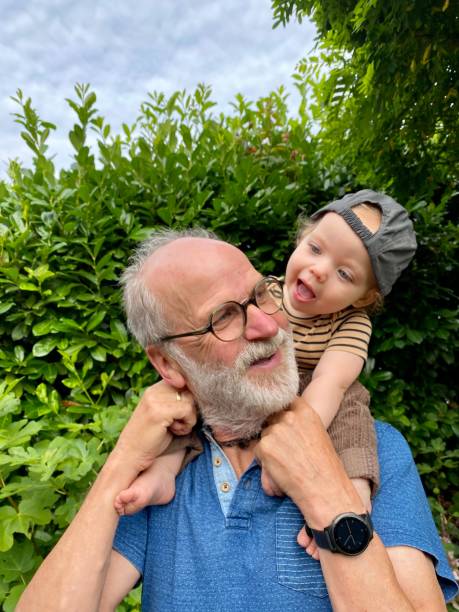 istock Grandfather with baby Grandson 1594026453