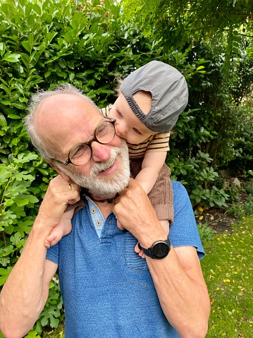 istock Grandfather with baby Grandson 1594026454