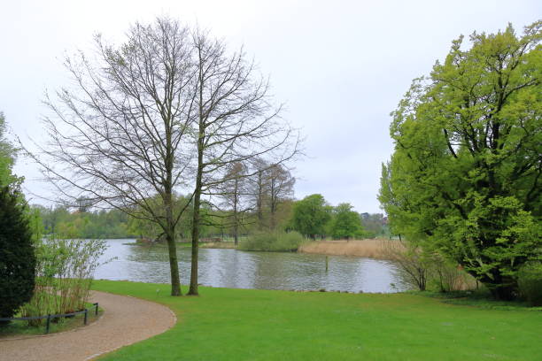 istock The Lake Schwerin (German: Schweriner See) on a cloudy day 1594054734