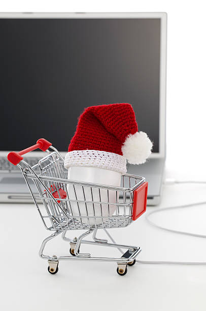 istock Christmas on line shopping 159406158