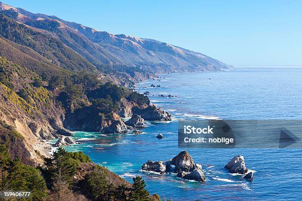 Ocean View W Kalifornii - zdjęcia stockowe i więcej obrazów Bez ludzi - Bez ludzi, Big Sur, Carmel - Stan Kalifornia