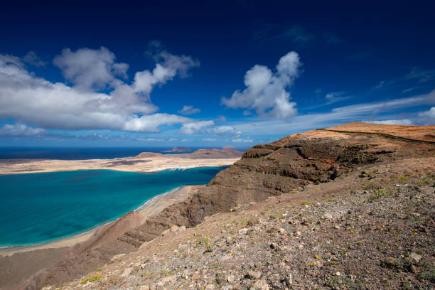 istock Volcanic landscape in Lanzarote 1594107478