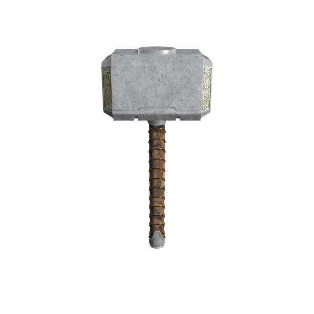 istock Mjolnir the Thor hammer isolated 1594117382