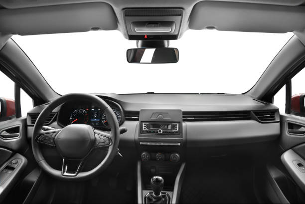 istock Interior View of a Modern Passenger Car 1594118285