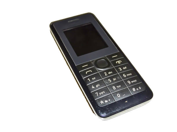 istock Phone with buttons isolated on white 1594135107