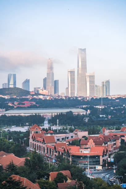 istock Qingdao Mount in the sea 1594163854