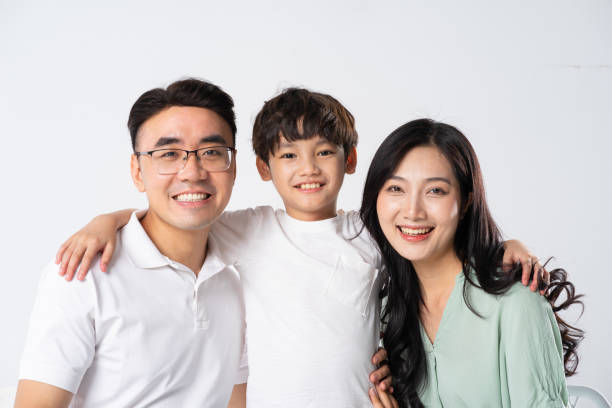 istock A family on a white background 1594186299