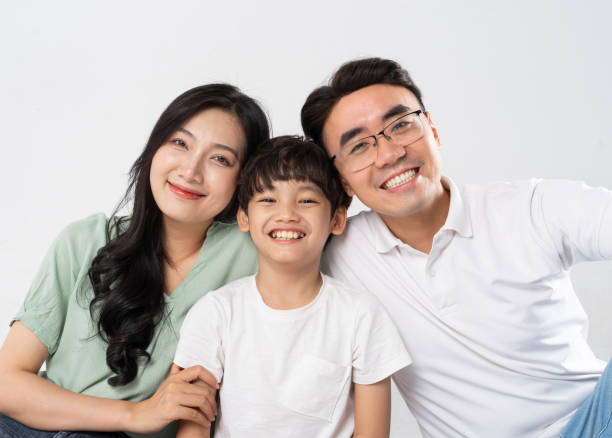 istock A family on a white background 1594187529
