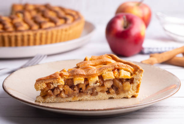istock Homemade Organic Apple Pie Dessert Ready To Eat 1594205305