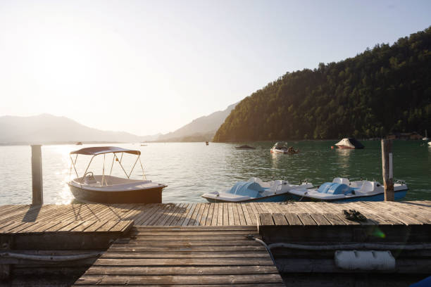 istock Sunset on the lake in Austria 1594270395
