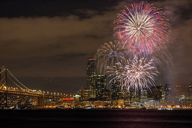 istock New Year Eve Fireworks in San Francisco Bay 159429405