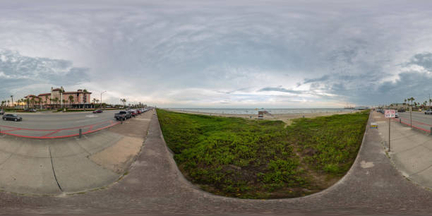 istock 360 equirectangular photo Dunes on Galveston Beach Texas 1594322043