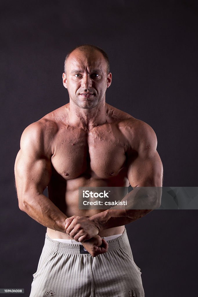 bodybuilder - Foto de stock de Abdomen libre de derechos