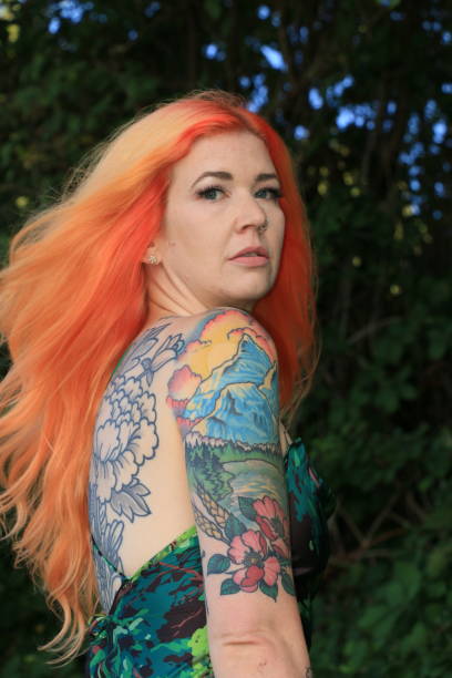 istock Tattooed Woman 1594375428