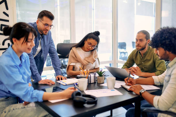 istock A group of young freelancers working in a coworking space 1594431131