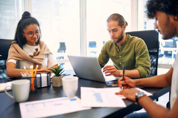 istock A group of young freelancers working in a coworking space 1594431655