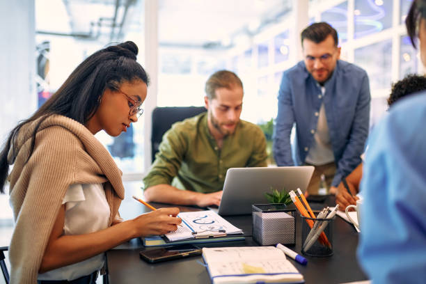istock A group of young freelancers working in a coworking space 1594431673