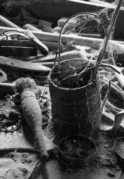 istock The detail from old ruined workroom 1594467822